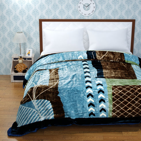 Velvety 2 Ply Super Soft Double Mink Blanket for Winter